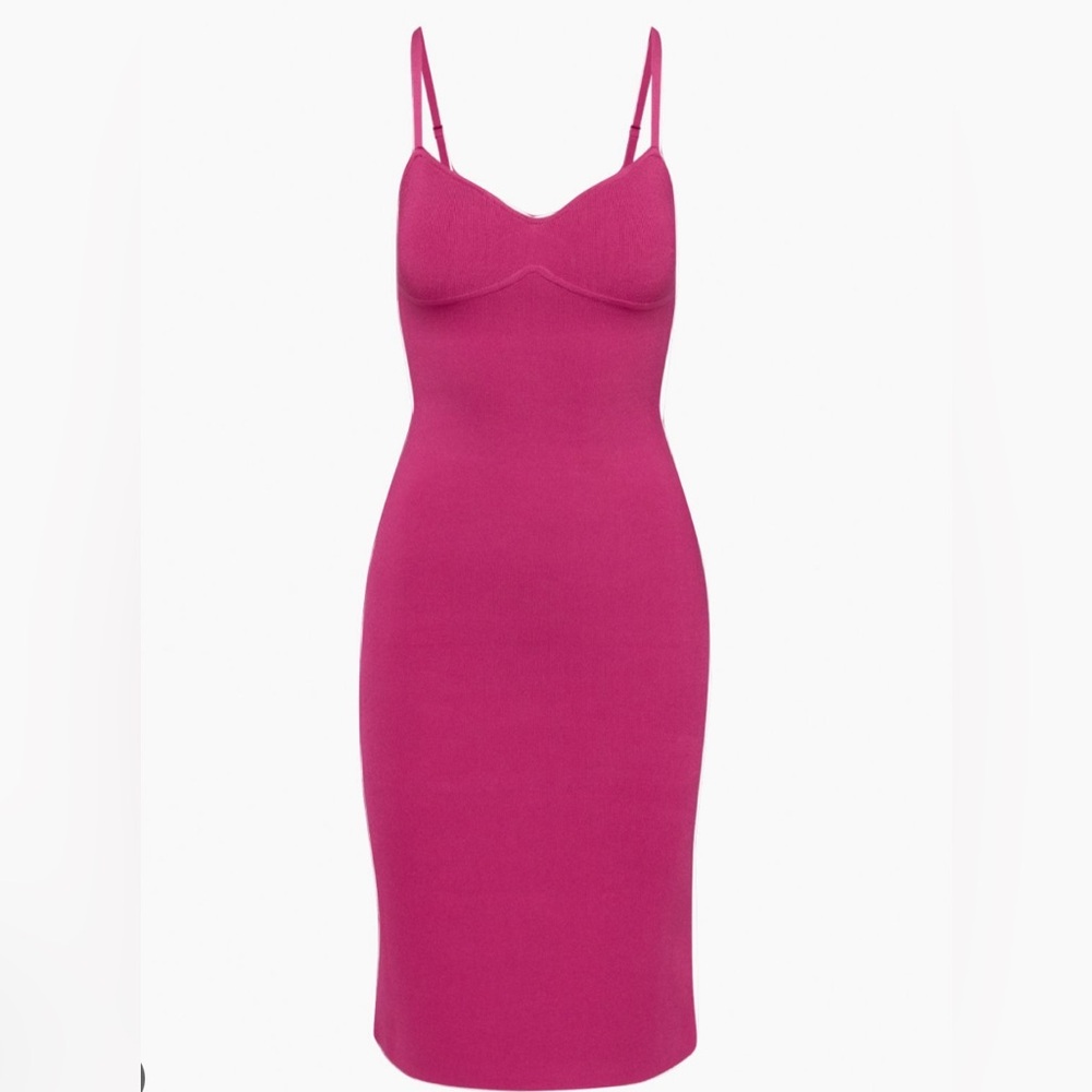 Pink Babaton lariat dress